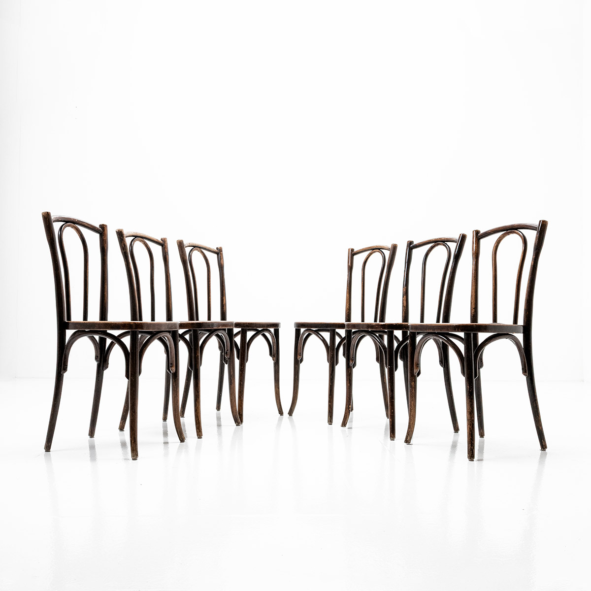 6er Set Bugholzstühle Fischel