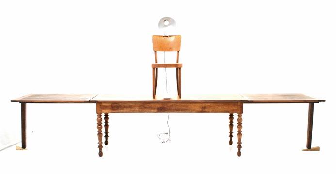 Antiker Auszugs-Tisch, Holztisch, Tische