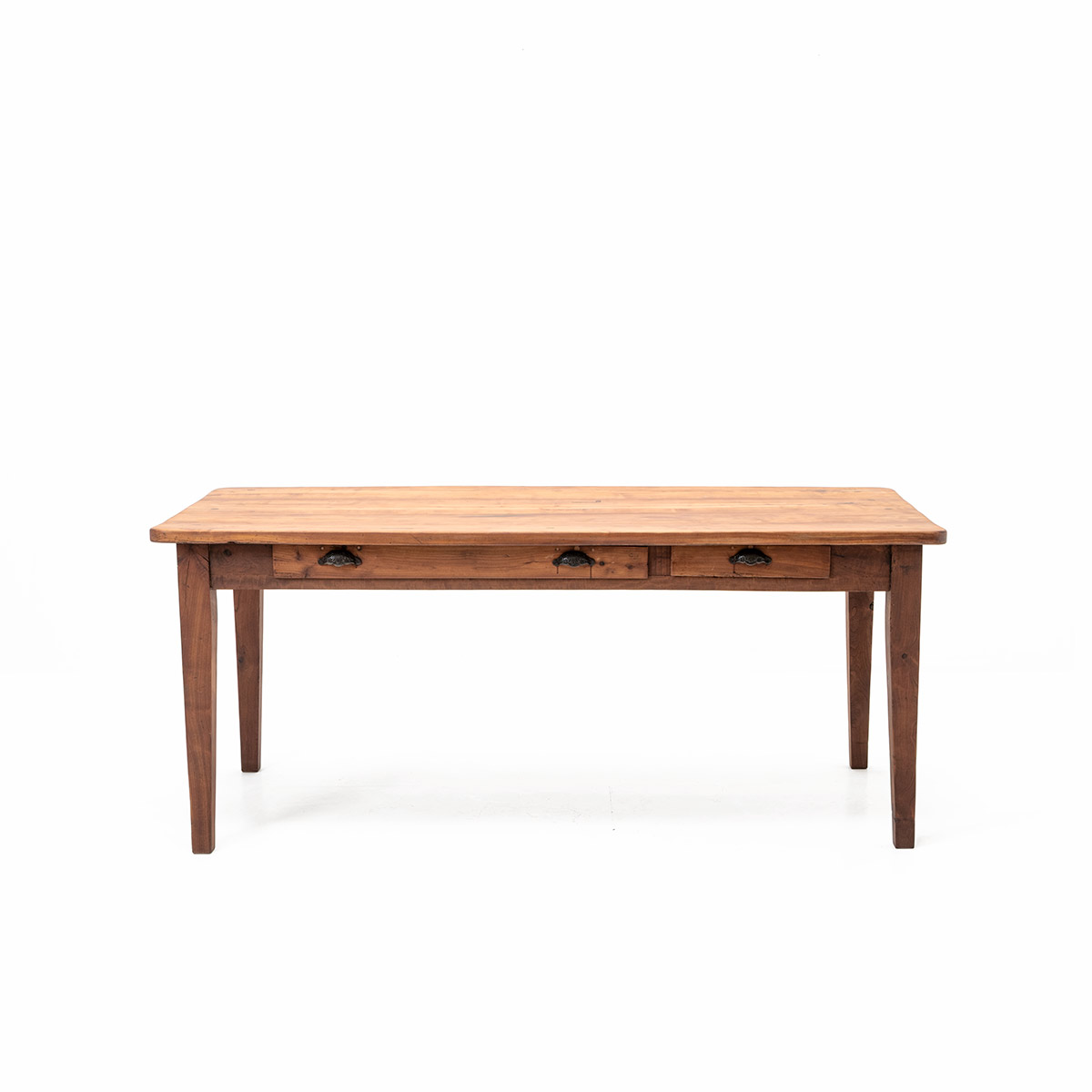 Antiker Holztisch, Kirschbaumholz, um 1900, Holztisch, Tische