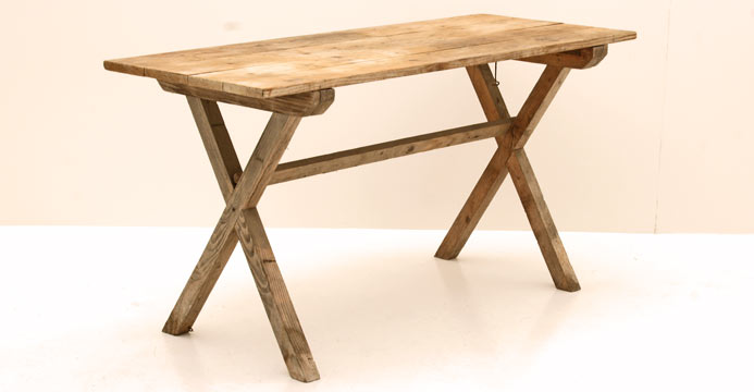 Antiker Wäschetisch, Holztisch, Tische