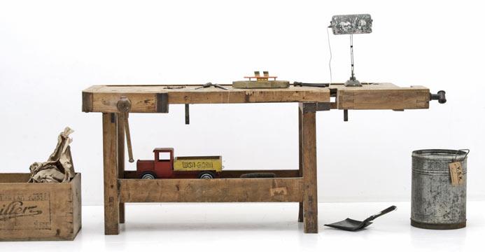 Antiker Werkbank
