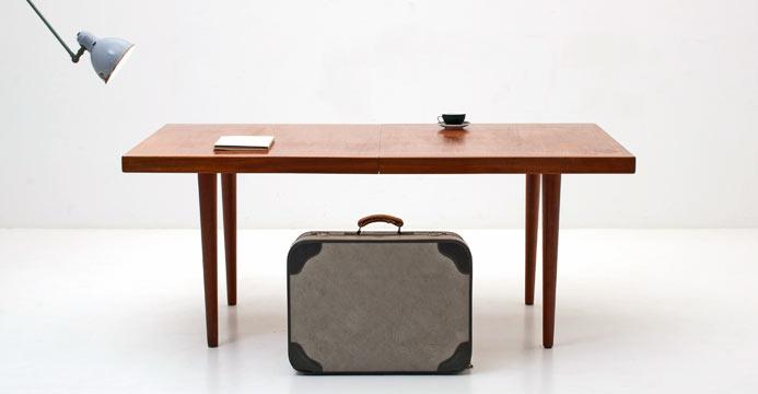 Auszugstisch Teak 60s, Holztisch, Tische, Div.Tische, Tische