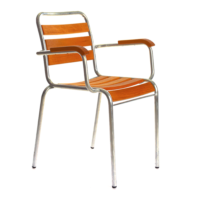 Bättig Stuhl Modell 12 mit Armlehnen, Manufakt