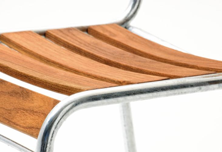 Bättig Stuhl Modell 12 mit Armlehnen, Manufakt
