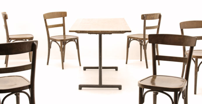 Beizentische., Holztisch, Tische