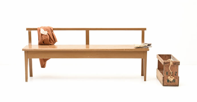 Biedermeier Holzbank