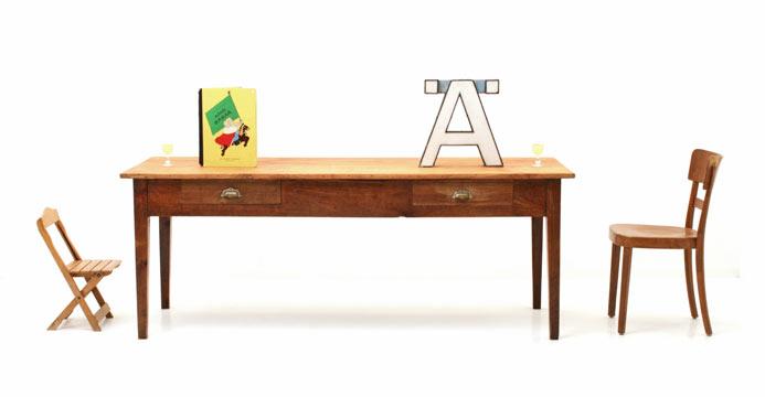 Biedermeier Holztisch