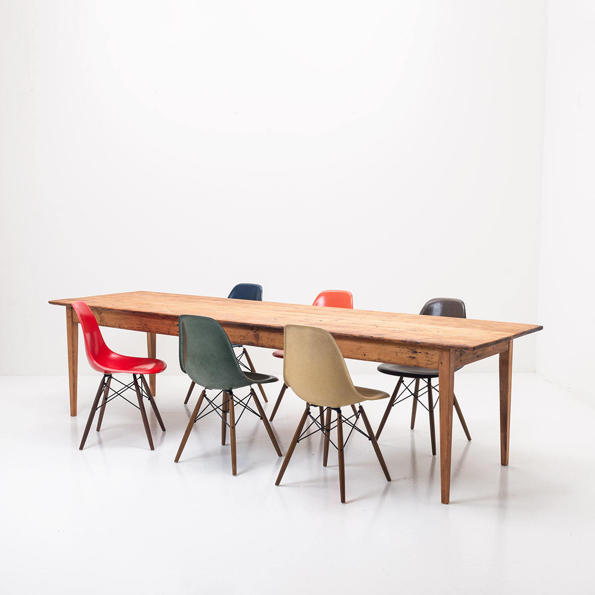 Biedermeier | Langer und grosser Tisch aus Tannenholz / Fichtenholz, Viadukt*3 & Partner, Holztisch, Tische