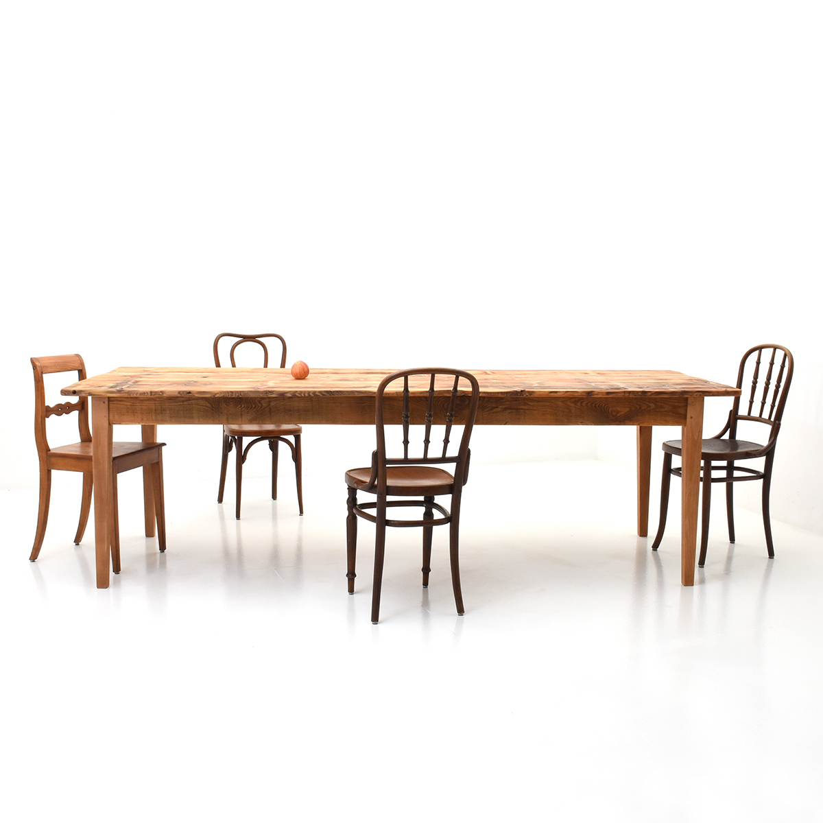 Biedermeier Tannenholztisch
