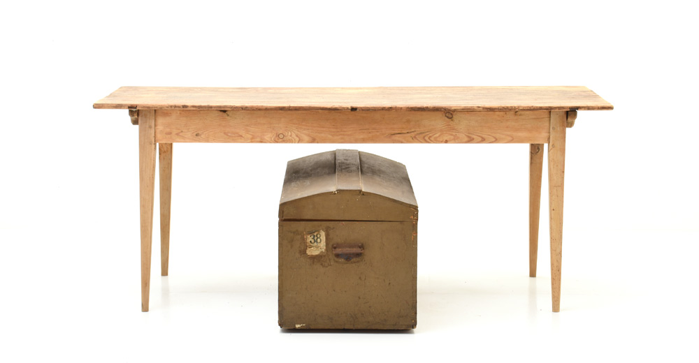 Biedermeier Tannenholztisch