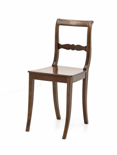 Biedermeierstuhl Nussbaum
