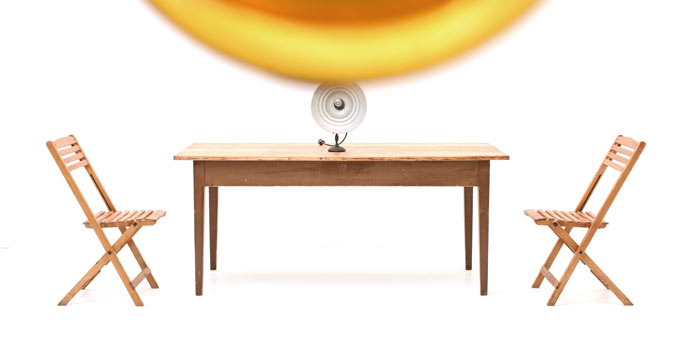 Biedermeiertisch Fichte