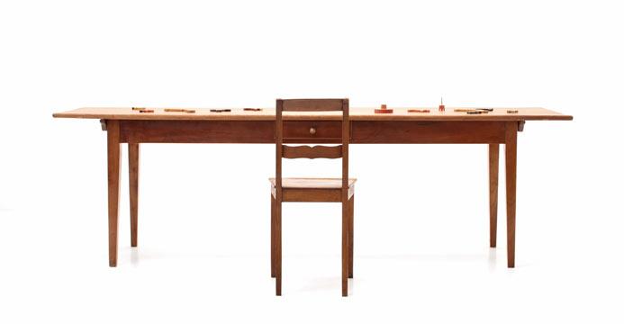 Biedermeiertisch Kirsche