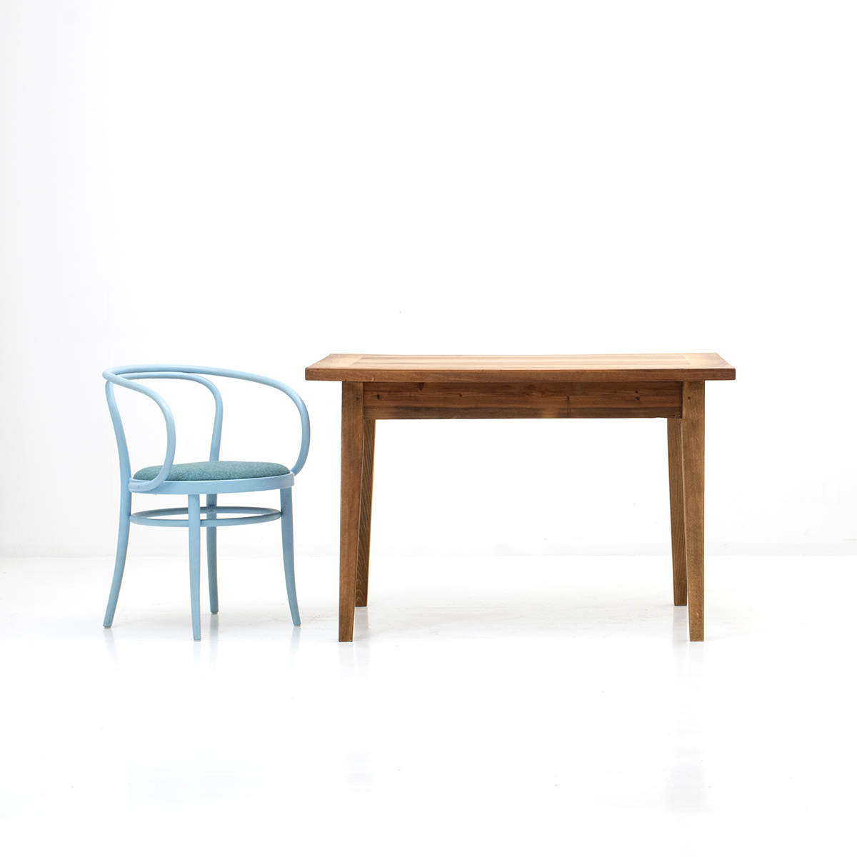 Biedermeiertisch Nussbaum 120x86cm, Viadukt*3 & Partner, Holztisch, Tische