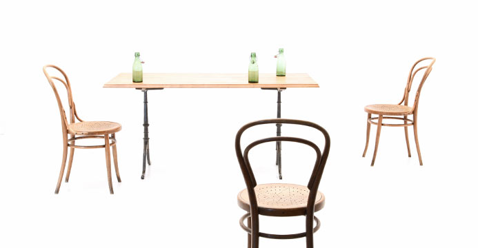 Bistrotisch Kirsche 160cm