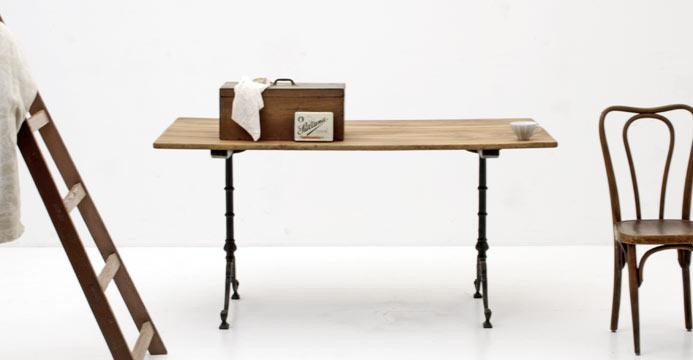 Bistrotisch Nussbaum, Holztisch, Tische