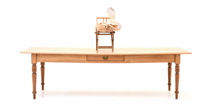 Buchenholztisch, Biedermeiertisch