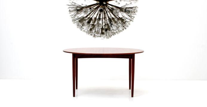 Dänischer Auszugstisch, Holztisch, Tische