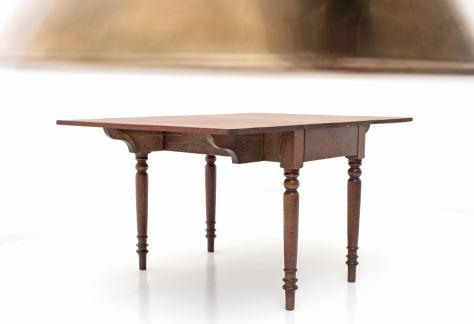 Eleganter Mahagoni Klapptisch, Holztische, Tische