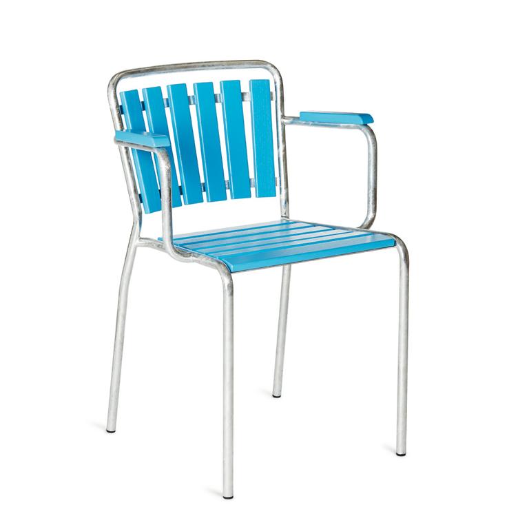 Embru | Haefeli Gartenstuhl mit Armlehne, Embru, Haefeli, Max Ernst, Gartenstühle, Garten