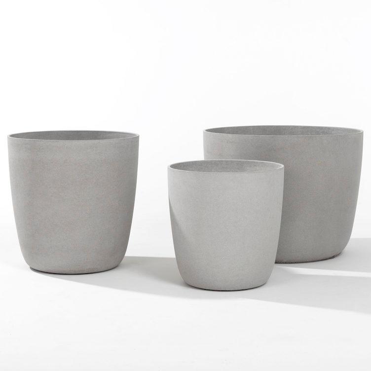 Eternit | KYOTO Pflanzentopf, Swisspearl Schweiz, Werksentwurf, Diverses, Garten