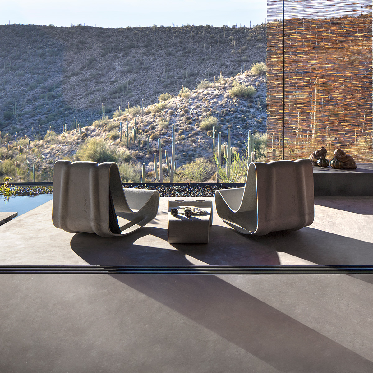 Guhl Stuhl von Willy Guhl für Eternit