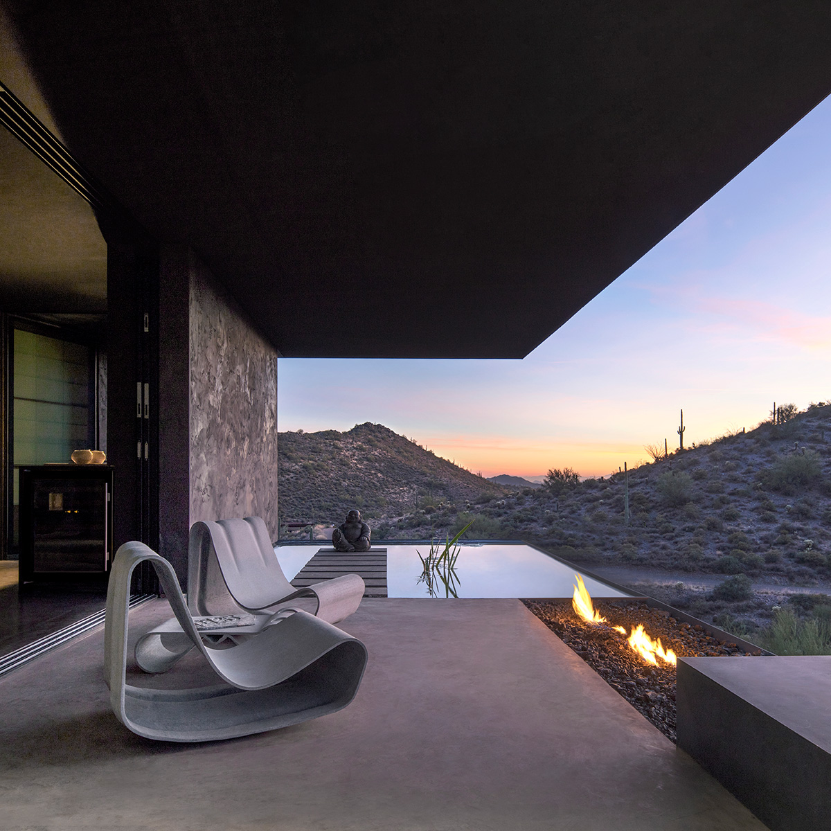 Guhl Stuhl von Willy Guhl für Eternit