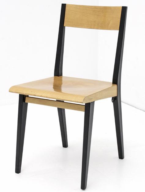 Holzstuhl 60er-Jahre, Holzstuhl, Stühle