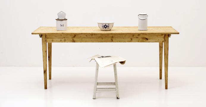 Holztisch Tanne, Holztisch, Tische