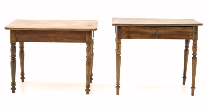 Kleine Holztische, Holztisch, Tische