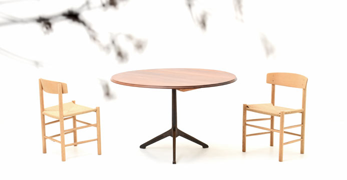 Runder Bistrotisch Akazie