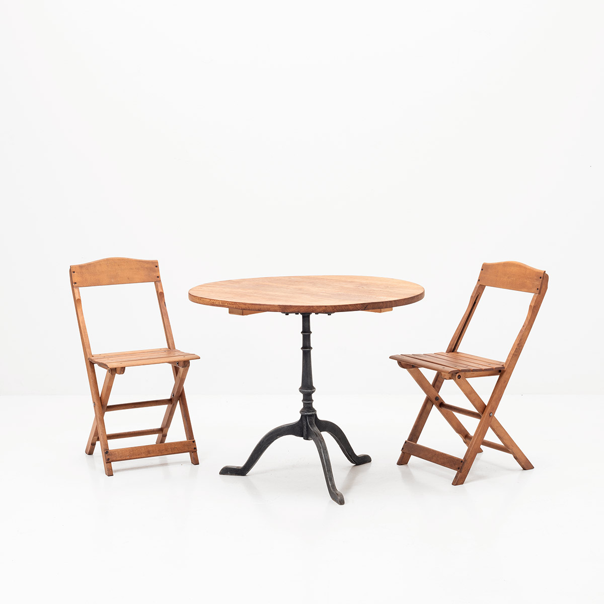 Runder Bistrotisch, Eiche