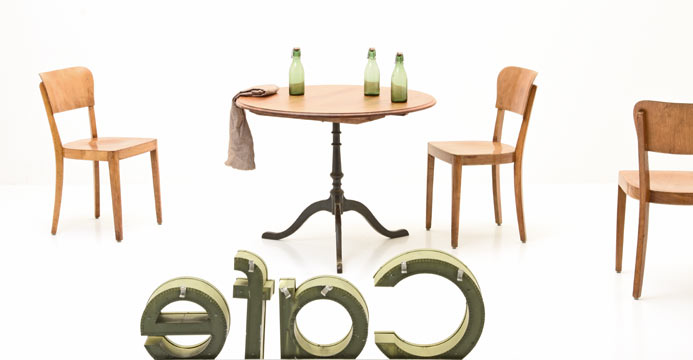 Runder Bistrotisch