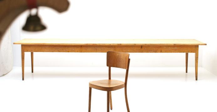 Tafel aus Tannenholz