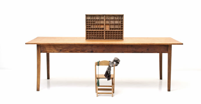 Tafel Fichtenholz, Biedermeiertisch